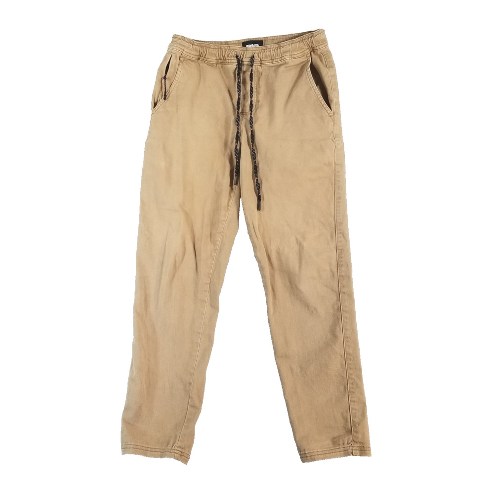 RSQ Jogger pants men's small brown Flex‎ stretch outdoor preppy